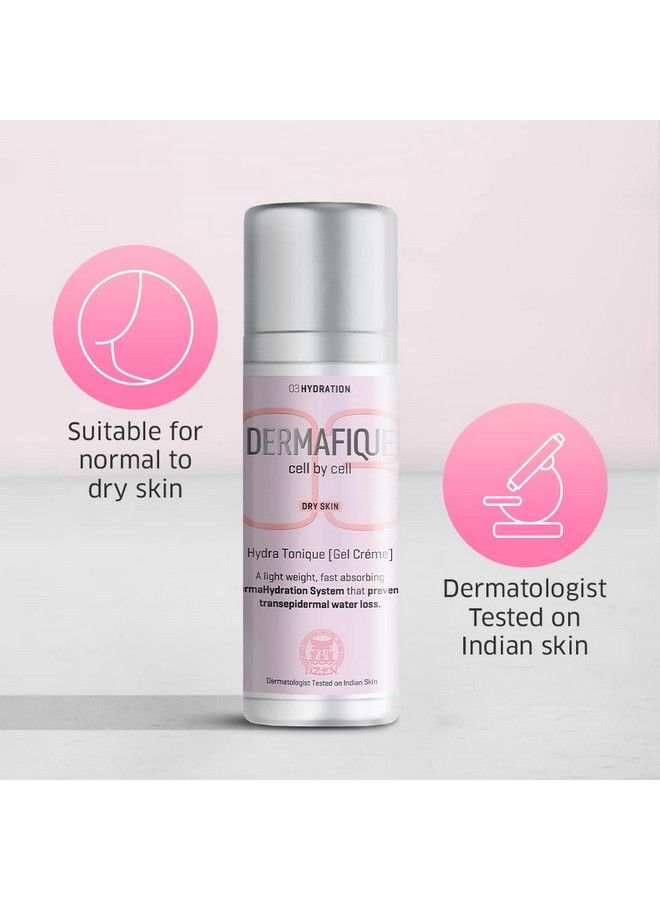Dermafique Hydratonique Gel Crème 30 G For Dry Skin Ultralight Texture For Intense Hydration Face Cream For Dry Skin Nonsticky And Fast Absorbing Dermatologist Tested - Image 4