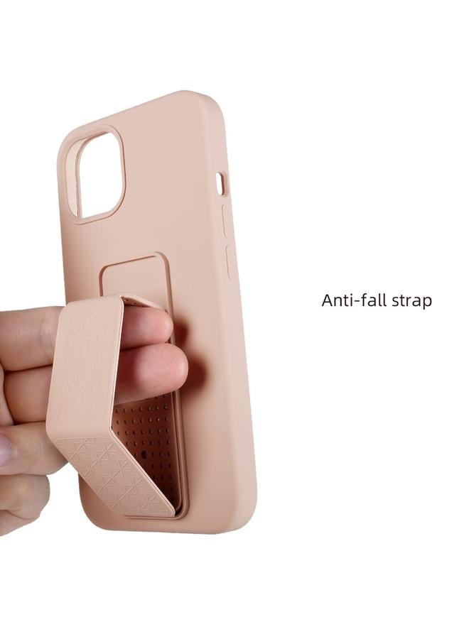 S-TOP Case For iPhone 15 Plus Liquid Silicone Holder Phone Case - Image 3