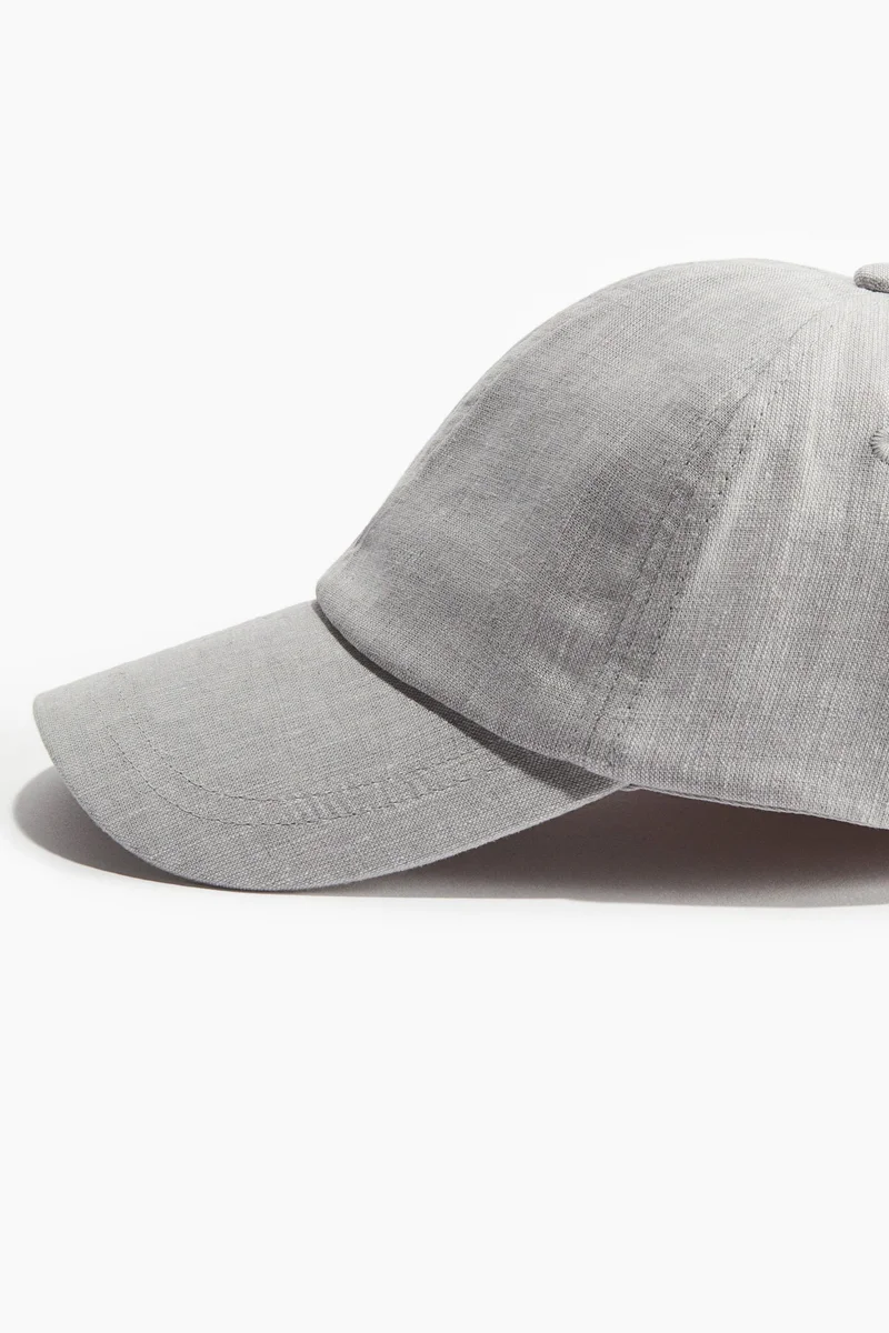 اتش اند ام Linen-blend cap