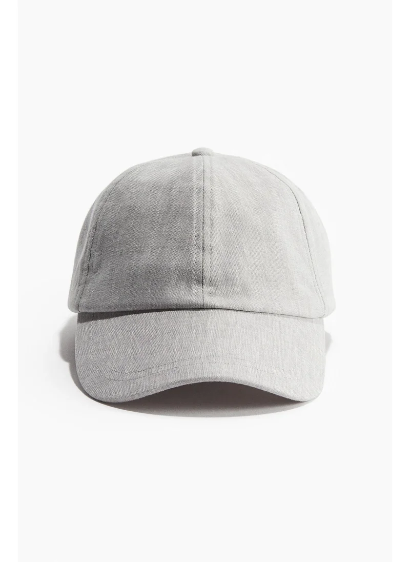 اتش اند ام Linen-blend cap