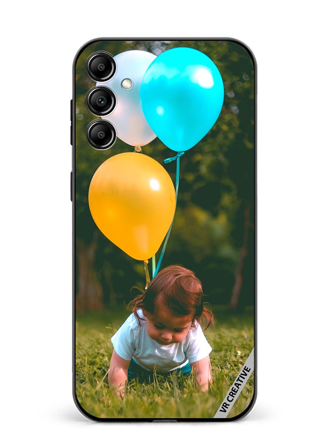 VR CREATIVE Protective Case Cover For Samsung Galaxy A55 Boy With Balloons Design Multicolour - Image 1