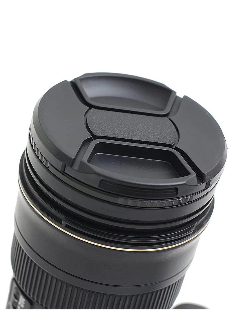 Coopic 2 x 52mm Lens Cap Front Cover Protector Snap On Center Pinch for Camera Canon Nikon Sony DSLR  - Image 5