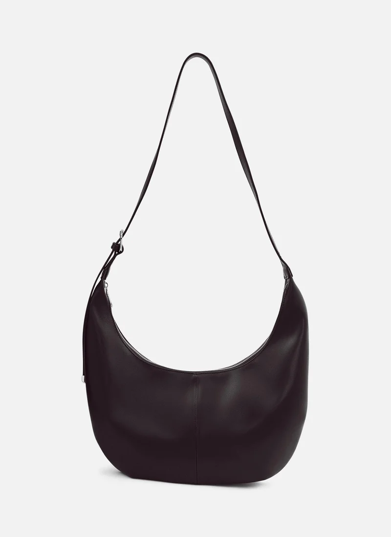 Lichi Semi-circular bag with long shoulder strap