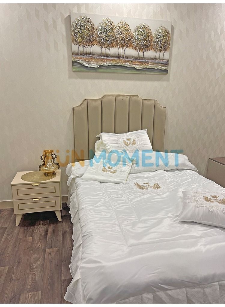 FUN MOMENT Golden Embroidered Baby Bedding Set  - Image 1