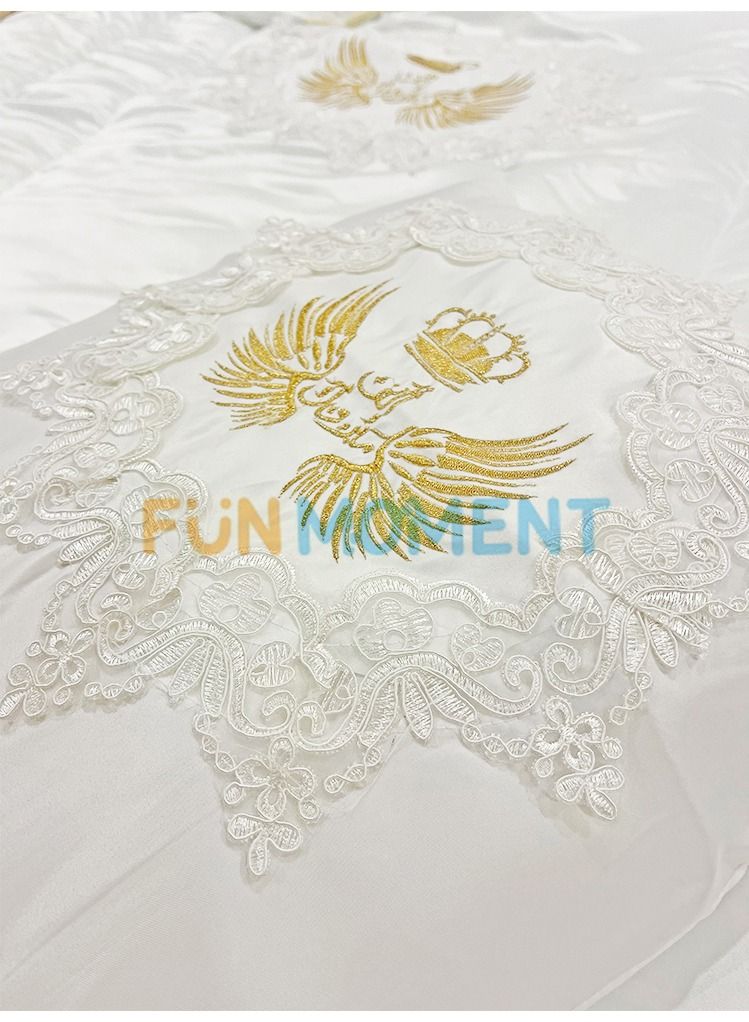 FUN MOMENT Golden Embroidered Baby Bedding Set  - Image 3