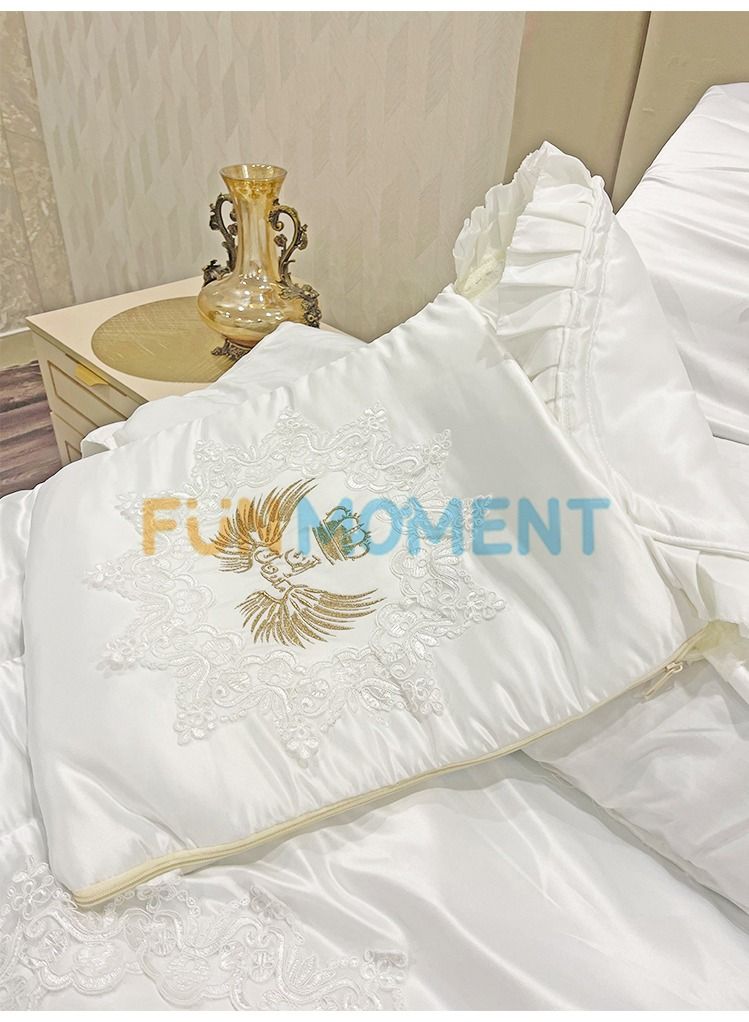 FUN MOMENT Golden Embroidered Baby Bedding Set  - Image 4