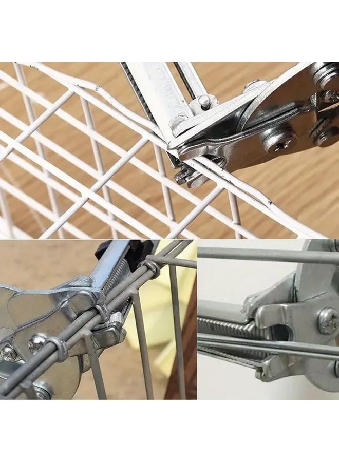 600pcs M Type Alloy Steel Cage Clips Hog Ring Pliers For Furniture Mounting Animal Cages Wire Fences DIY - Image 5