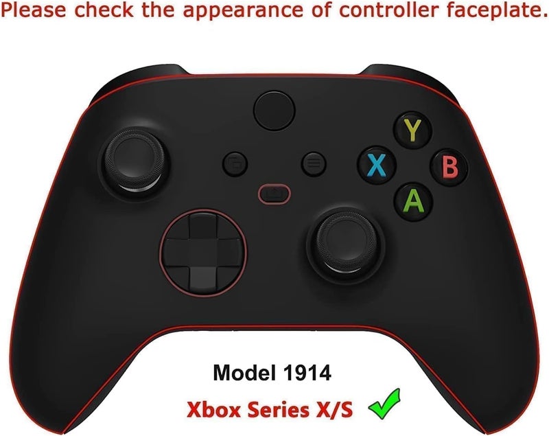 eXtremeRate غلاف مخصص من لوحدة تحكم Xbox Series X/S، بتصميم أزرق فاتح وملمس ناعم، مناسب لوحدة Xbox Core اللاسلكية [الوحدة غير مشمولة في العبوة]. - Image 2