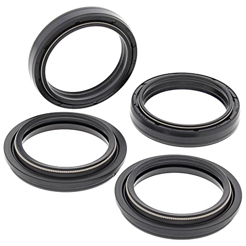 All Balls Racing 56-141 Fork & Dust Seal Kit Compatible with/Replacement for Honda Kawasaki Suzuki Yamaha - Image 1