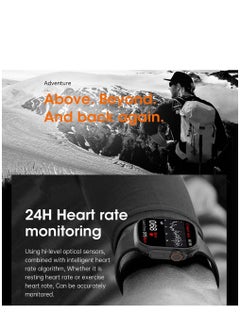 Brave Ultra Smart Watch 2.1" Screen Bluetooth Call Music Heart Rate IP67 Waterproof, Voice assistant, NFC access control, ECG, Blood pressure, Blood oxygen, 49mm Android and iOS Compatible  - Image 5