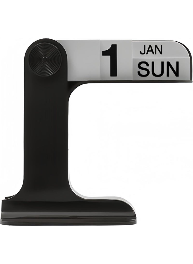 NANAO تقويم دائم قابل للإعادة، تقويم مكتبي عتيق للاستخدام في غرفة المعيشة أو المكتب أو المتجر أو بار الديكور لعرض الأسبوع والشهر واليوم - Image 1