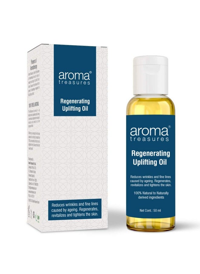 Aroma Treasures Anti Ageing Regenerating Uplifting Oil - For Mature Skin (50 Ml)  - Image 1