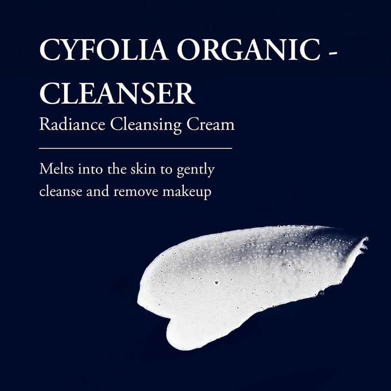 Phytomer Cyfolia Organic Cleansing Cream | Healthy, All-Natural Facial Cleanser | Certified Organic | Gentle Face Cleanser & Makeup Remover | Radiant, Glowing, Softer Skin | 150 ml - Image 2