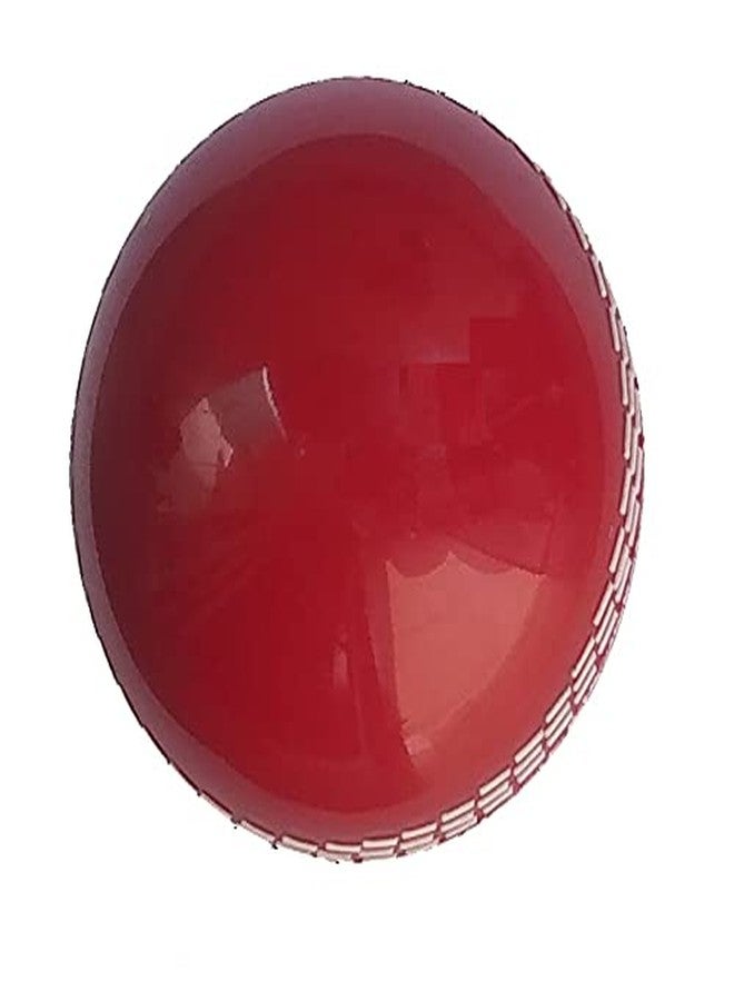 TIMA Sports Fun Poly Hard Synthetic Red Cricket Ball (Red Pack of 1) - Image 2