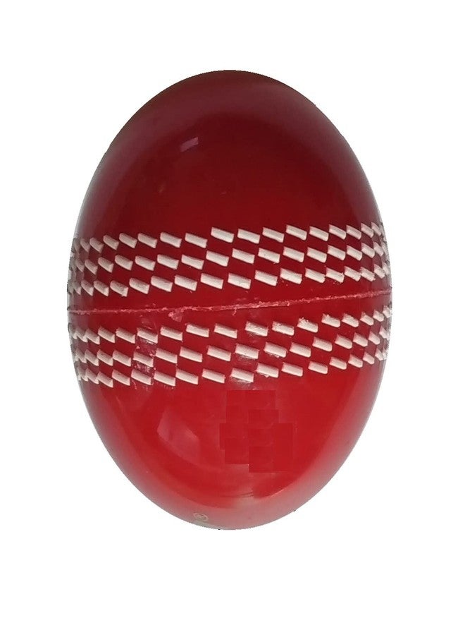 TIMA Sports Fun Poly Hard Synthetic Red Cricket Ball (Red Pack of 1) - Image 4