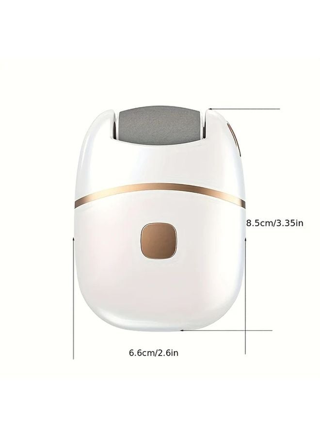 ملمع القدمين الكهربائي القابل لإعادة الشحن عبر منفذ USB المحمول مع 3 رؤوس طحن - Image 5