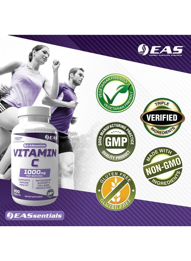 EAS Vitamin C 1000mg | Supports Immune Health & Collagen Production | High Potency Antioxidant Support | Better Absorption with Cyclosome Delivery | 200 Tablets - Image 5