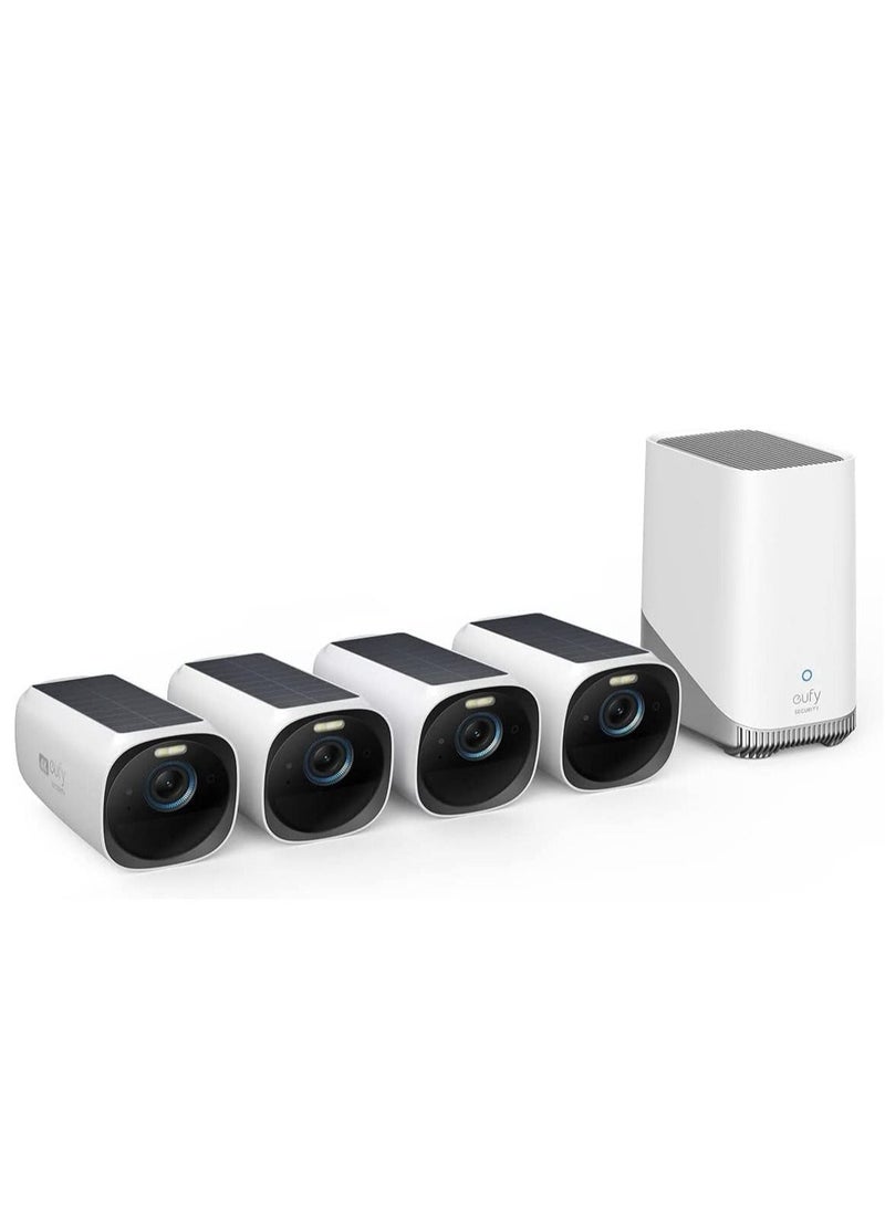 eufy eufy Security eufyCam 3 4-Cam Kit -T88733W1  - Image 1
