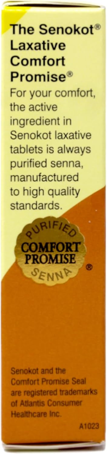 Senokot Extra Strength Natural Vegetable Laxative  12 Tablets Each Value Pack of 6 - Image 4