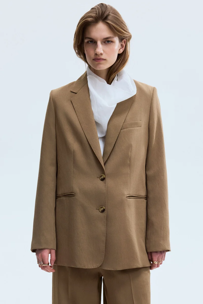 اتش اند ام بليزر بصف مفرد من الأزرار