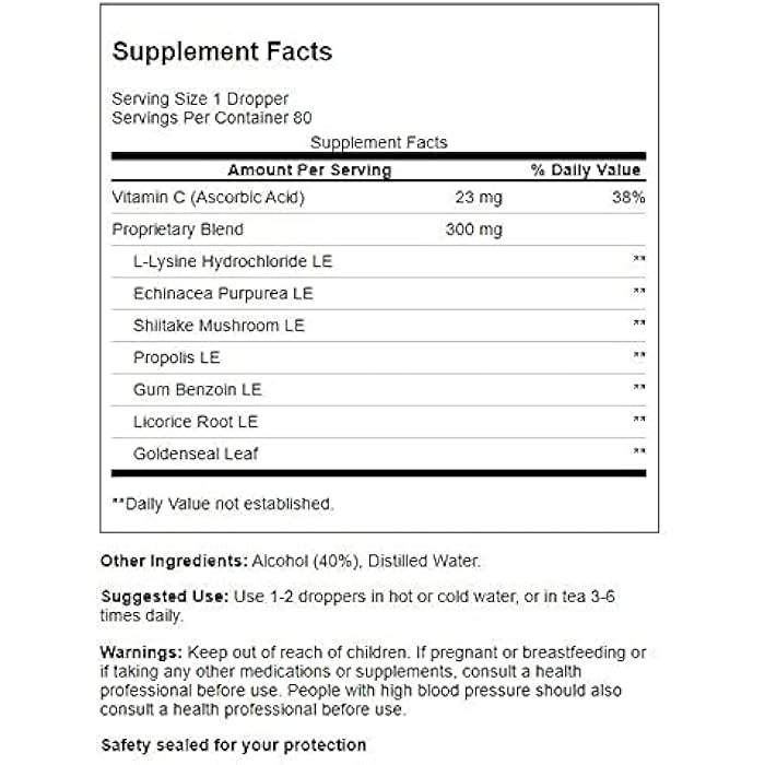 Quantum Super Lysine+ Liquid Extract 2 fl oz (59 ml) Liquid - Image 2