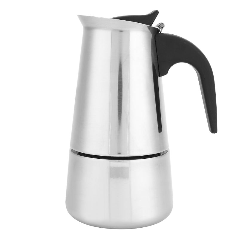200ml Portable Coffee Maker Moka Pot Stainless Steel Coffee Kettle Pot for Home Kitchen Supplies - Image 2