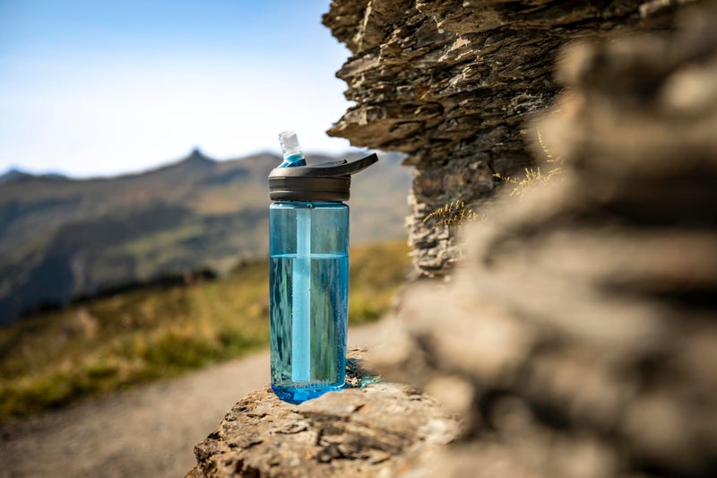 CAMELBAK زجاجة مياه CamelBak Eddy+ مع Tritan Renew - غطاء قشة 20 أونصة شروق الصحراء - Image 2