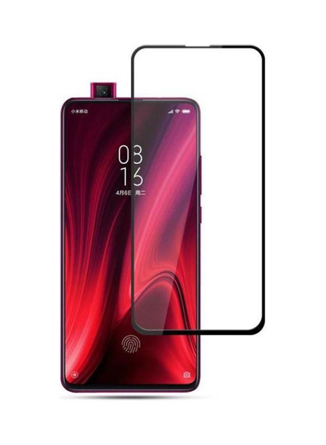 NIBEMINENT Edge To Full Glue Tempered Glass Screen Guard Protector Compatible With Mi 9T Case/Redmi K20 Pro/Redmi K20-3D Clear/black - Image 1
