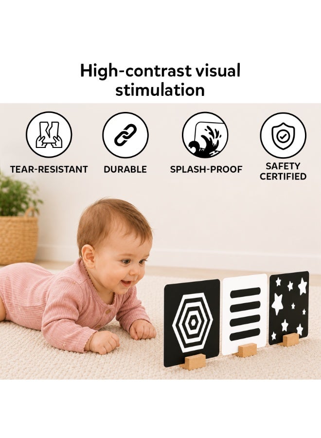 Skillmatics High Contrast - Large Flash Cards for Babies & Infants, 60 Pictures, Visual Stimulation & Sensory Development, Travel Friendly, Gifts for Infants 0 to 12 Months - Image 3