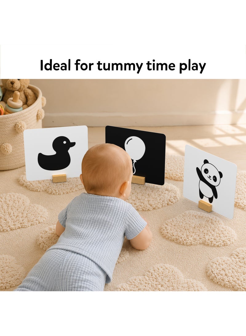 Skillmatics High Contrast - Large Flash Cards for Babies & Infants, 60 Pictures, Visual Stimulation & Sensory Development, Travel Friendly, Gifts for Infants 0 to 12 Months - Image 5