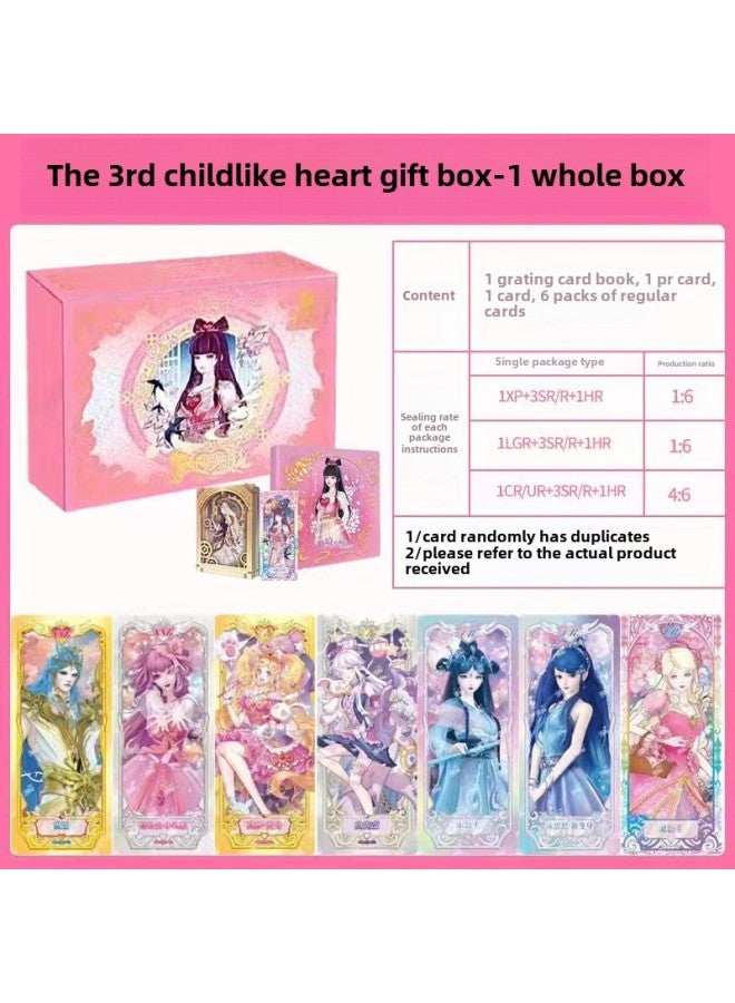 Genuine Ye Luoli Card Girl Toy Night Lori Card Full Set Crystal Diamond Dream 10 Play Star Dream 3 Play-Color: 61 Childlike Innocence Gift Box  - Image 1