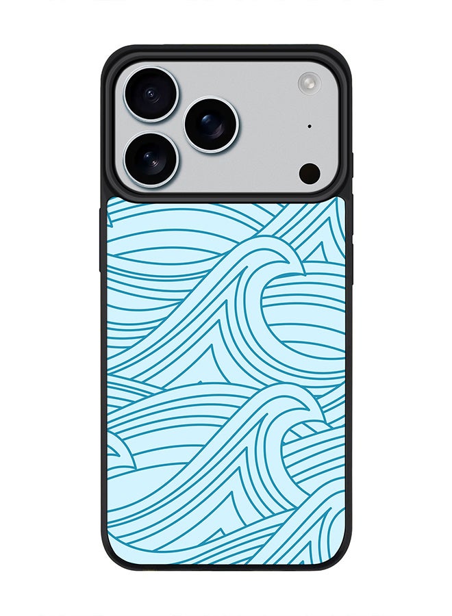 Stylizedd iPhone 17 Pro Case, [Compatible with MagSafe] Slim Magnetic cover Phone Case iPhone 17 Pro -Rough Seas - Image 1