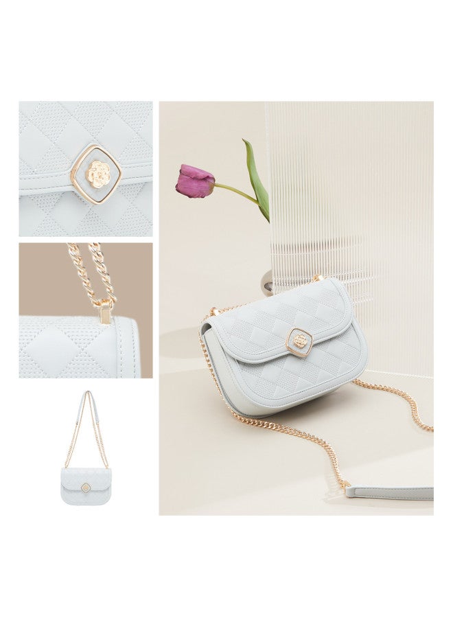 YEARCON Perfect Gift Choice】diamond Pattern Chain Bag, Stylish Textured Shoulder Bag And Crossbody Bag For Women, Ideal Gift For - Image 5