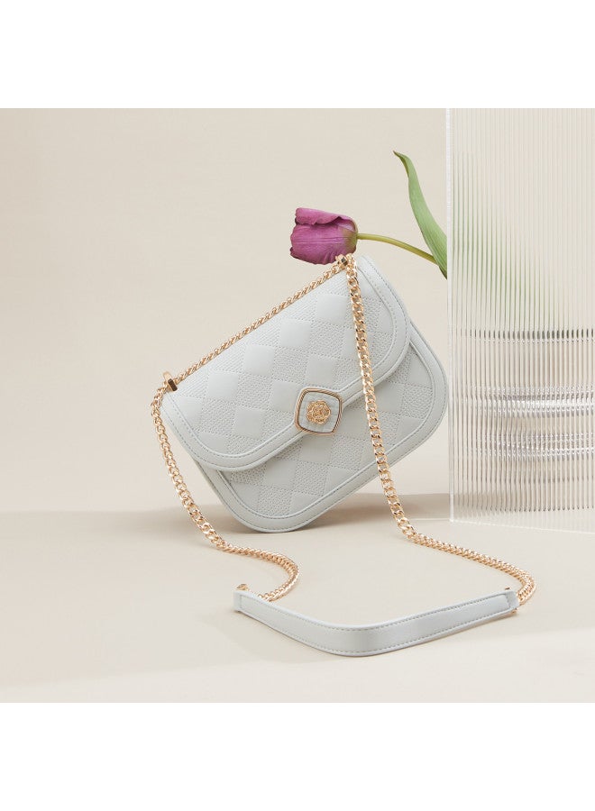 YEARCON Perfect Gift Choice】diamond Pattern Chain Bag, Stylish Textured Shoulder Bag And Crossbody Bag For Women, Ideal Gift For - Image 4