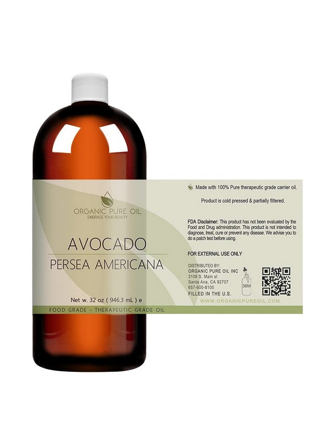 OPO Avocado Oil100% Pure Unrefined Partially Filtered Nongmo Vegan Fair Trade Cold Pressed Peel Bulk Carrier32 Ozfor Skin Hair Nails Body & More Hydrating Nourishing Moisturizing - Image 5