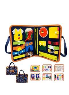 Y&D Busy Board for Toddlers, KASTWAVE 87 IN 1 Montessori Toys 3 4 5 6 Year-Olds, Sensory Activities, Educational Learning Fine Motor Skills, Portable Travel For All Genders  - Image 2