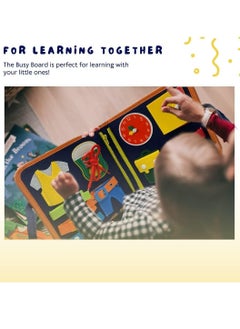 Y&D Busy Board for Toddlers, KASTWAVE 87 IN 1 Montessori Toys 3 4 5 6 Year-Olds, Sensory Activities, Educational Learning Fine Motor Skills, Portable Travel For All Genders  - Image 4