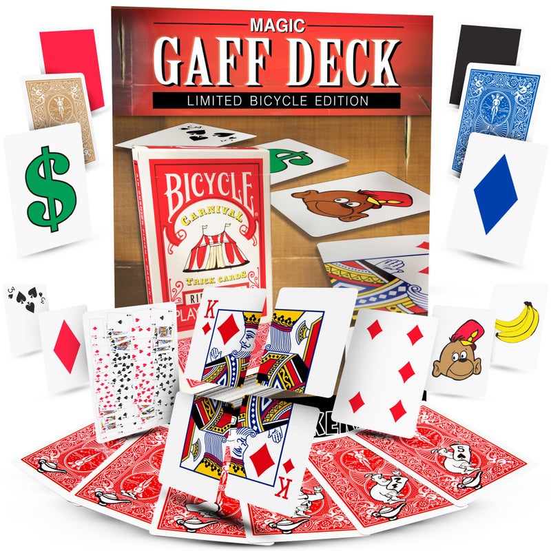 MAGIC MAKERS Magic Gaff Deck - Limited Edition Bicycle Cards - Card Tricks for All Ages - Image 1