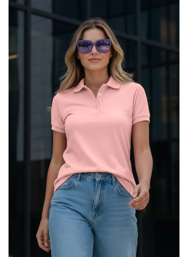 Juneberry Juneberry Women Polo T-Shirt  Solid  Comfortable Regular Fit