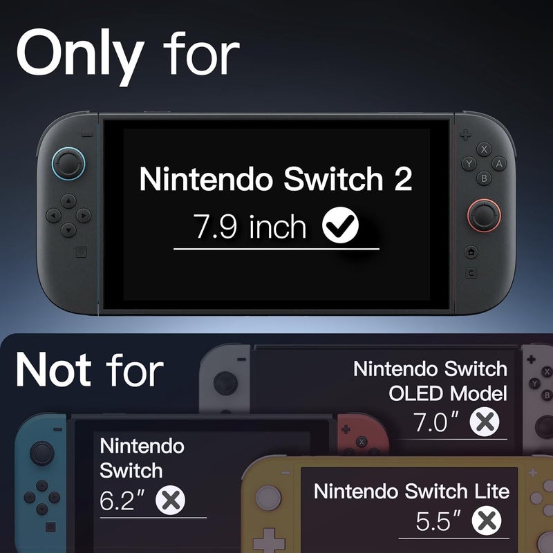 Jetech Slim Dockable Case for Nintendo Switch 2 (2025) 7.9 Inch, Soft TPU Grip Cover for Joy-Con Detachable, Matte Carrying Protective PC Back Shell, Anti-Scratch (Light Purple) - Image 2