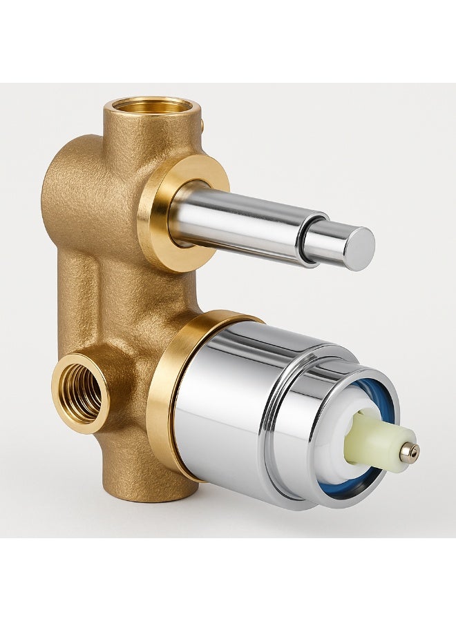 Colro Global Chrome Brass Diverter Faucet for shower 4 way Bathroom body plus outside unit - Image 3