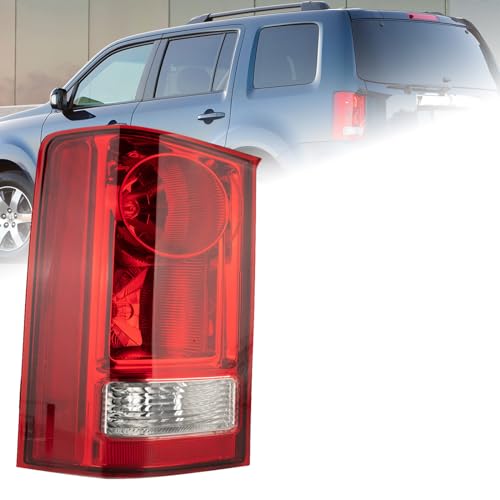 MiKaFex Tail Light Assembly Compatible With 2009 2010 2011 2012 2013 2014 2015 Honda Pilot Left Driver Side Rear Brake Lamps Rear Brake Lamps With Bulb Inside and wiring harness Replace# HO2800174 - Image 1