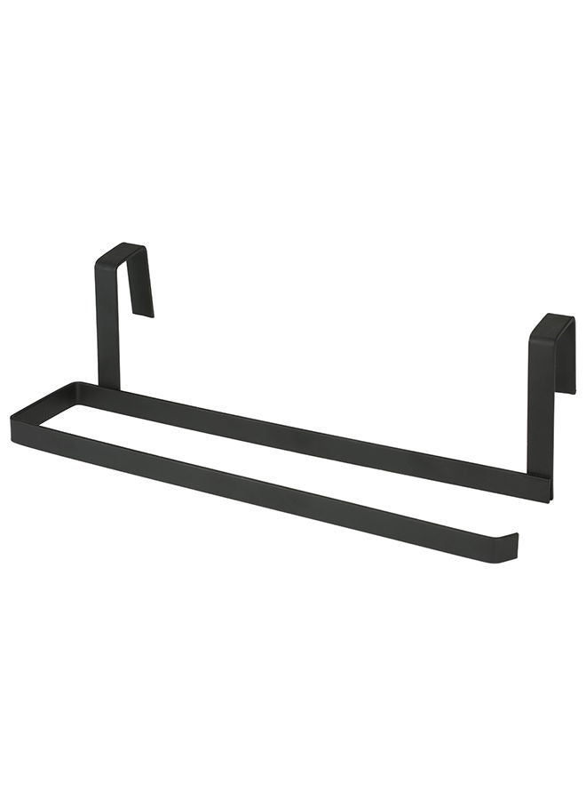 NIBEMINENT Towel Rack Plastic Wrap Holder Black 26x9x8cm - Image 2