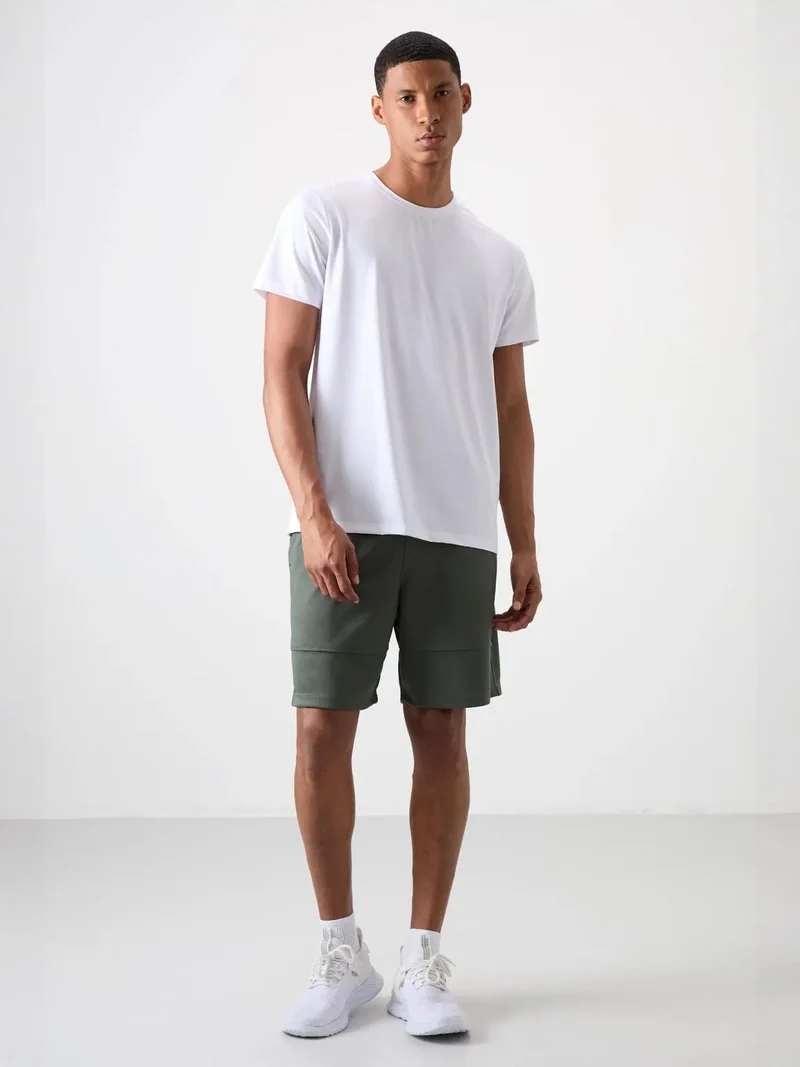تومي لايف TOMMY Men's Solid Sweat Shorts