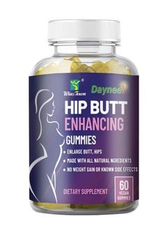 Daynee Natural Hip & Buttock Enhancement Pills – Herbal Formula for Firm, Lifted Curves with Collagen Boost & Fat Transfer – 11 Pure Ingredients, Caffeine-Free  - Image 1
