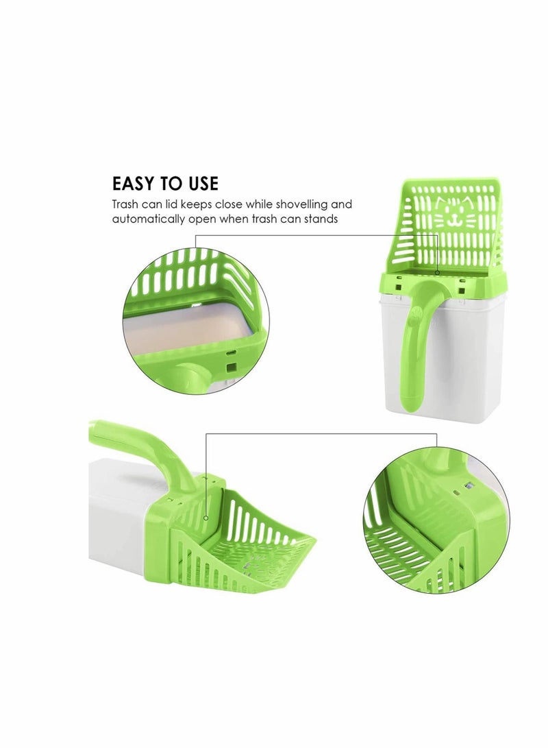 Y&D Non-Stick Cat Litter Shovel and Trash Can with Extra Waste Bags - Image 5