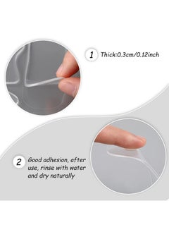 Maitys 16 Pieces Silicone Face Patches Reusable Silicone Wrinkle Patch Soft And Comfortable Easy To Carry Silicone Gel Pads On Forehead Cheek Lip Eye Neck Chin Chest  - Image 3