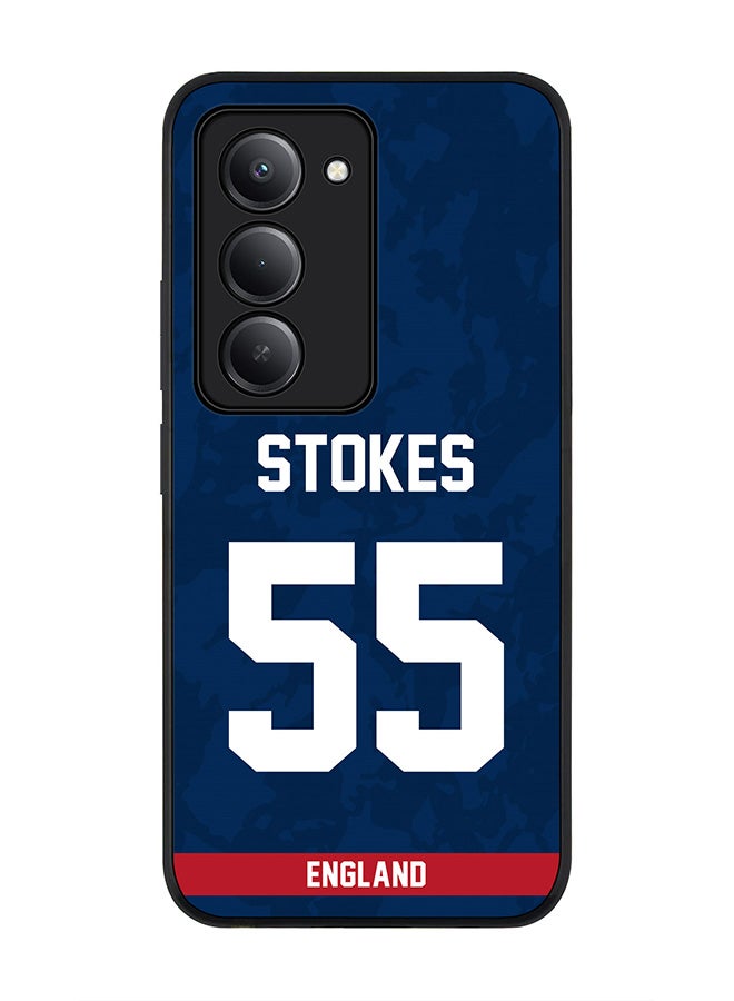 Stylizedd For Xiaomi Redmi 15 5G Case,Slim fit Camera Protection, Shockproof Thin Phone cover  - England Ben Stokes, Jersey No 55 - Image 1