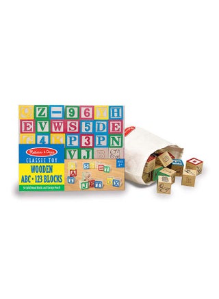 Wooden Building Blocks Set - 100 Blocks in 4 Colors and 9 Shapes Classic Kids Toys, Colored Wood Blocks For Toddlers Ages 2+ - view 2