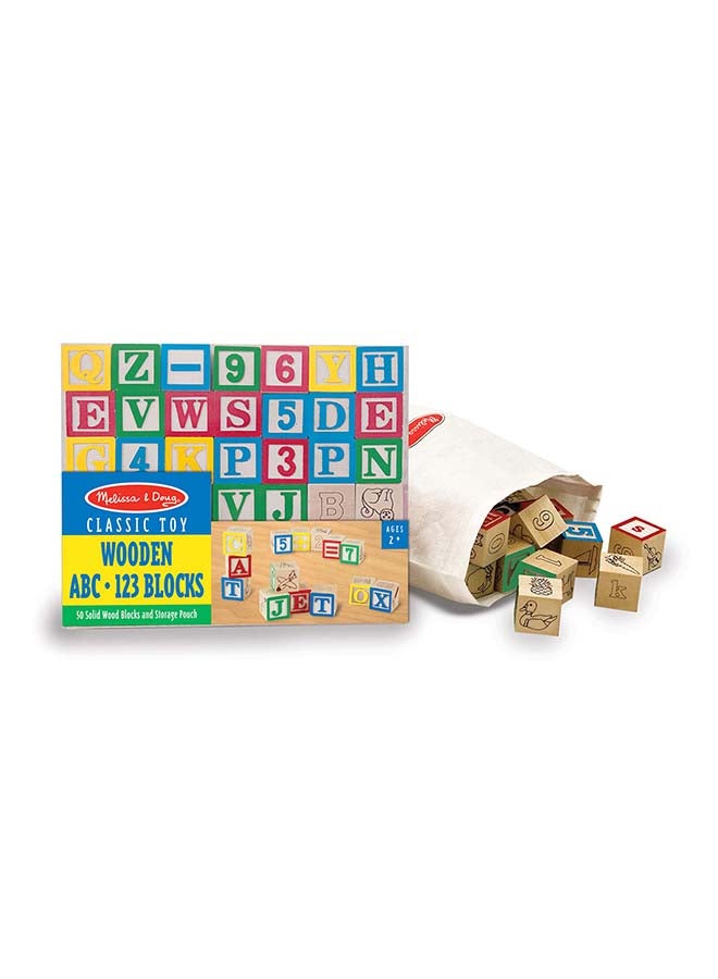 Melissa & Doug Wooden Building Blocks Set - 100 Blocks in 4 Colors and 9 Shapes Classic Kids Toys, Colored Wood Blocks For Toddlers Ages 2+  - Image 2